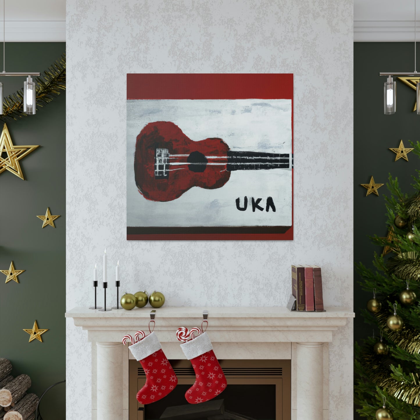 "Ukulele Minimalism Dream" - Canvas