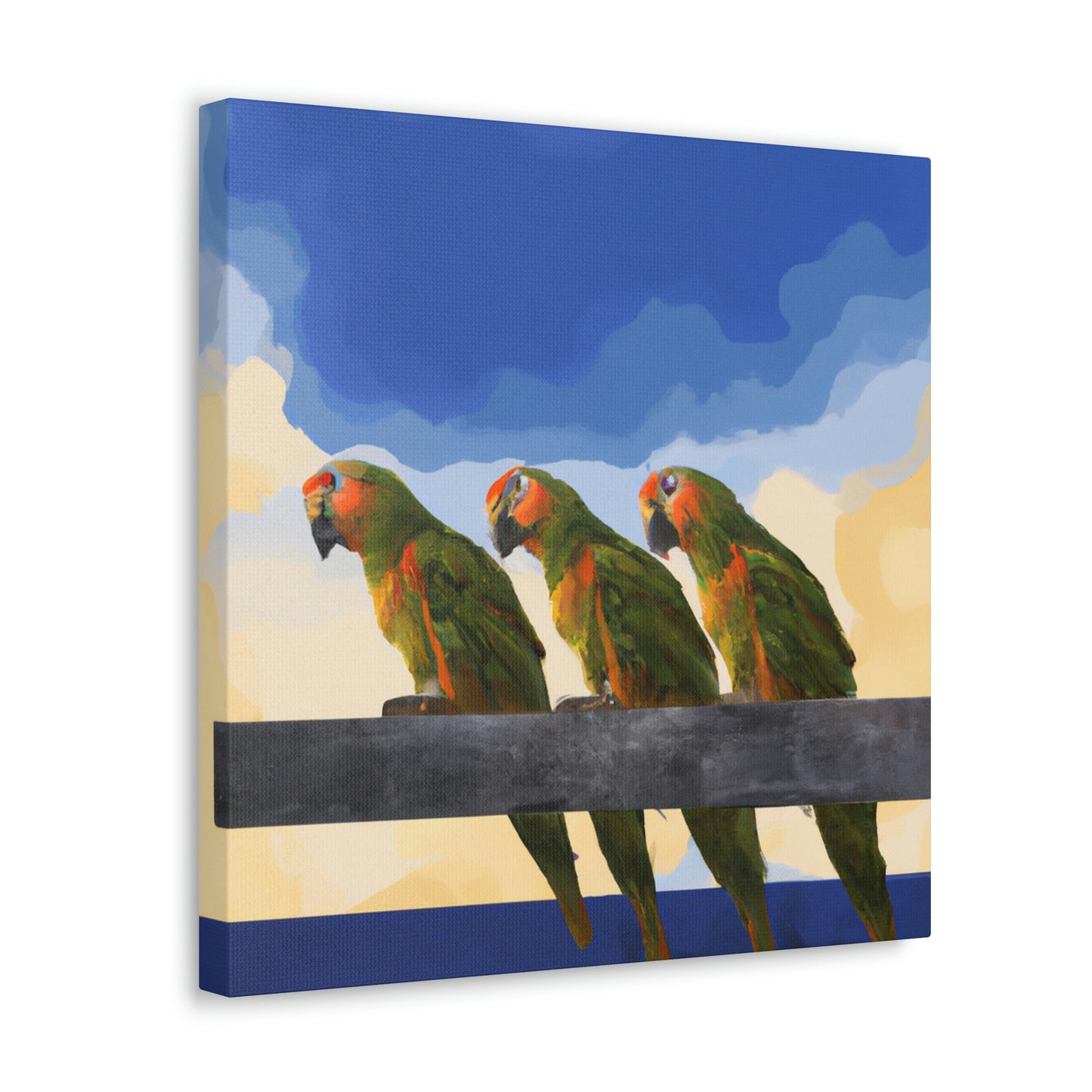 Parrots in Revelations - Canvas