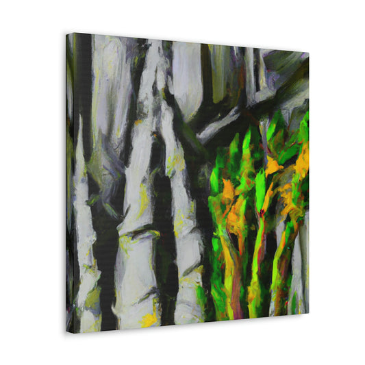 "Asparagus Abstract Expressionism" - Canvas