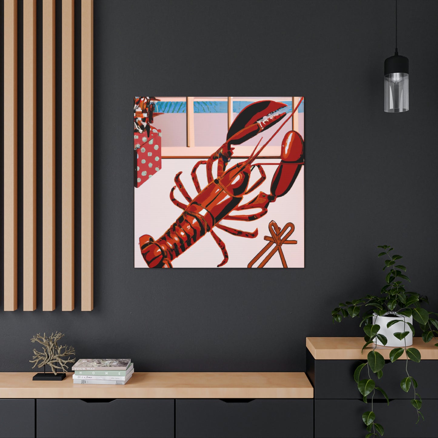 "Lobster's Glow Glamours" - Canvas