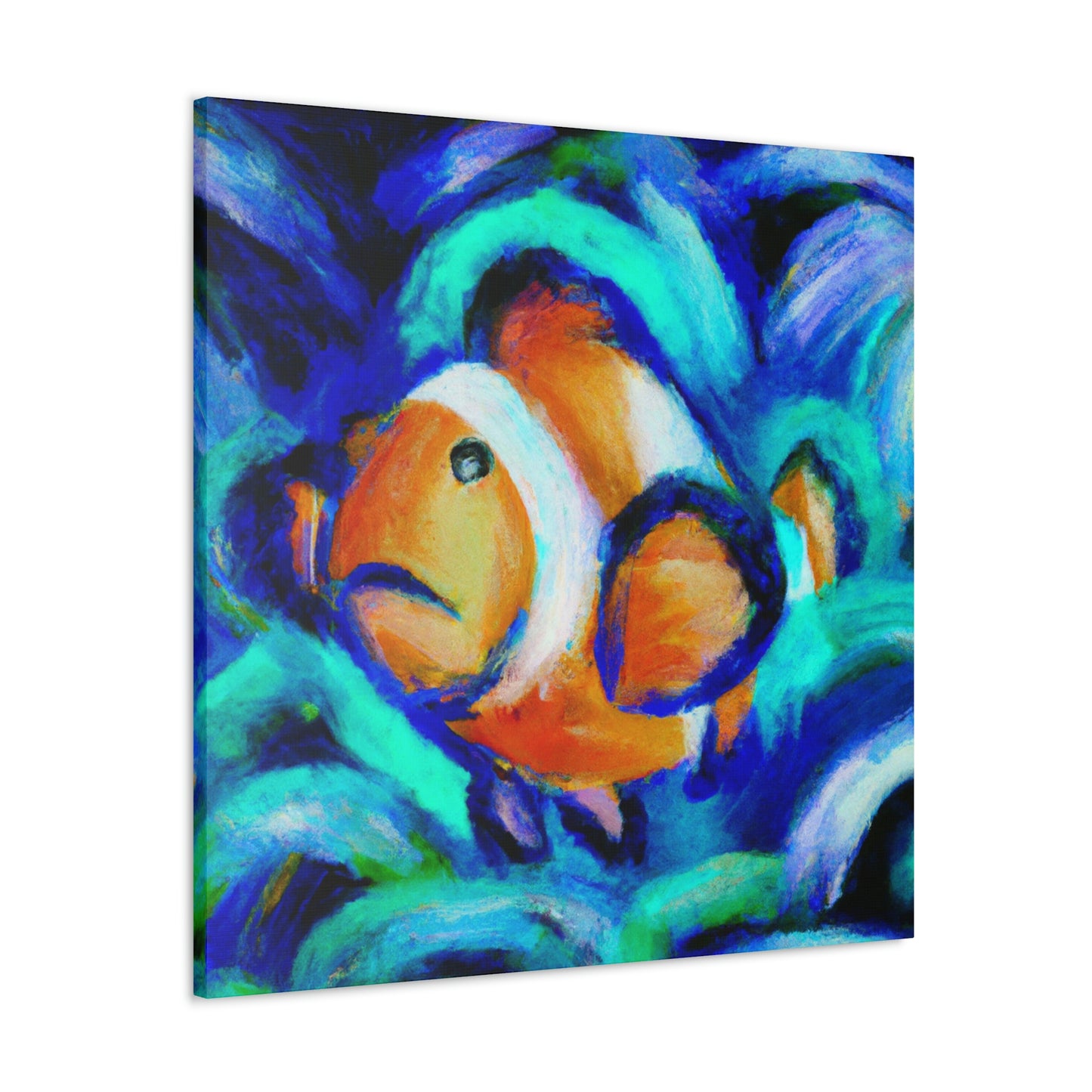 Clownfish in Expressionism - Canvas