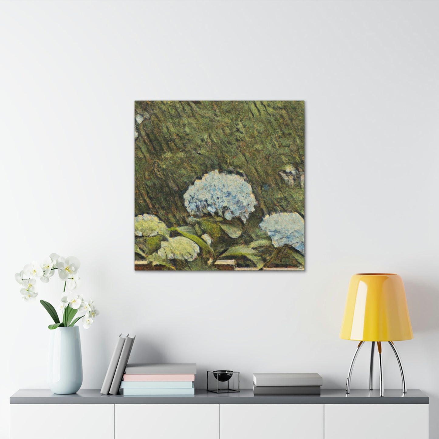 "Hydrangeas in Bloom" - Canvas