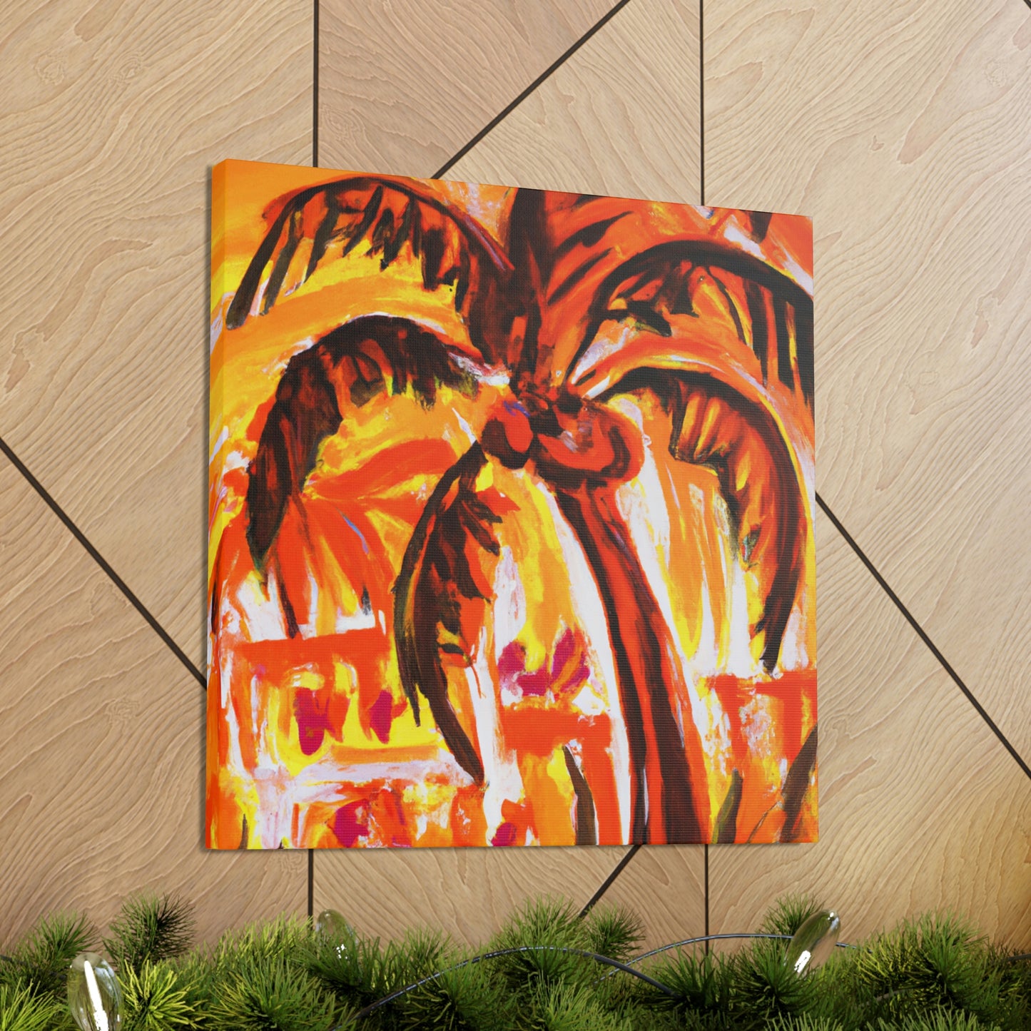 Palm in Expressionism - Canvas