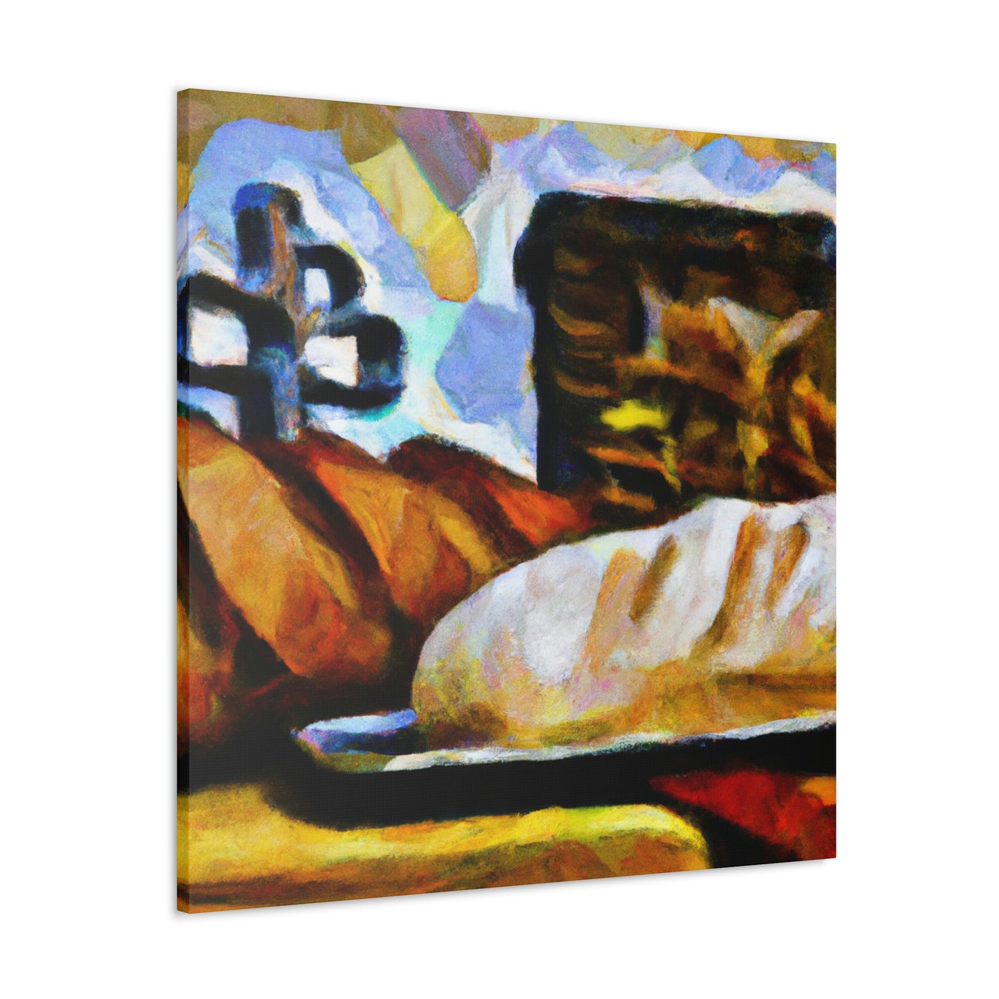 "Bread in Post-Impressionism" - Canvas