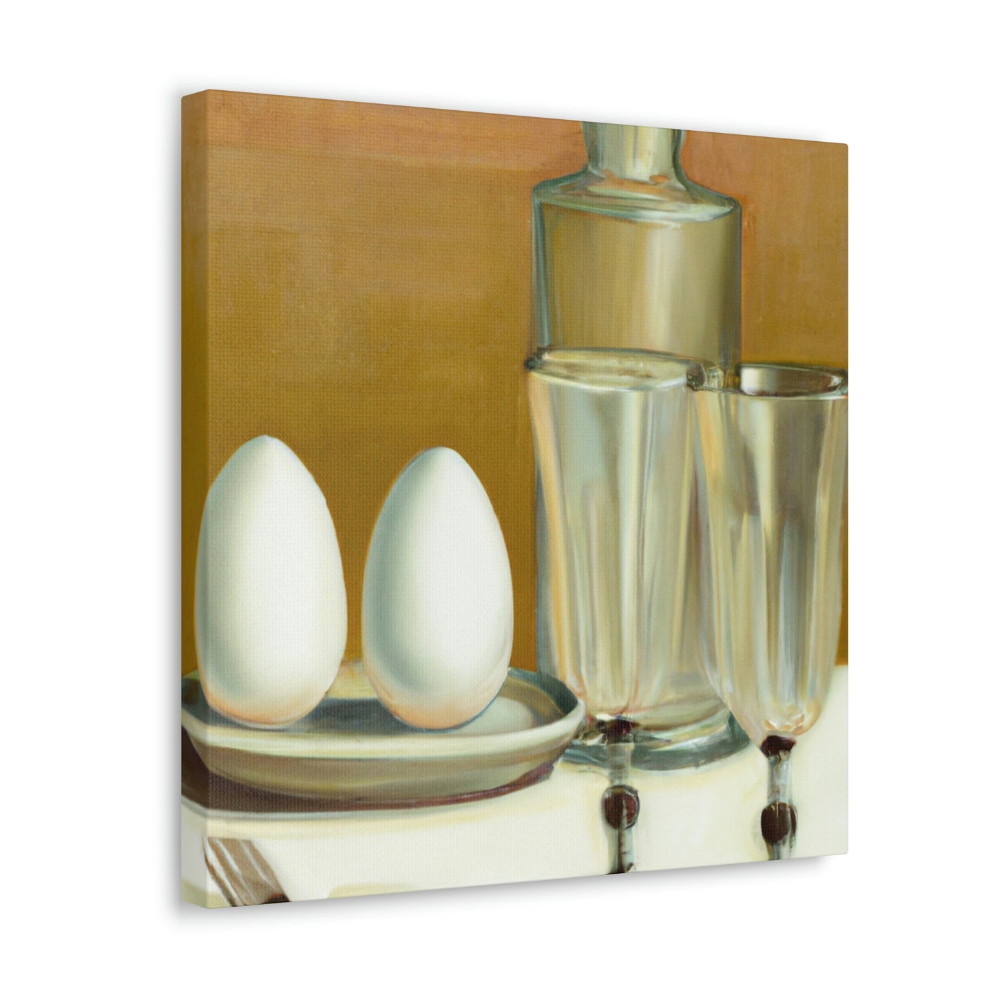 "Eggs in Art Deco". - Canvas