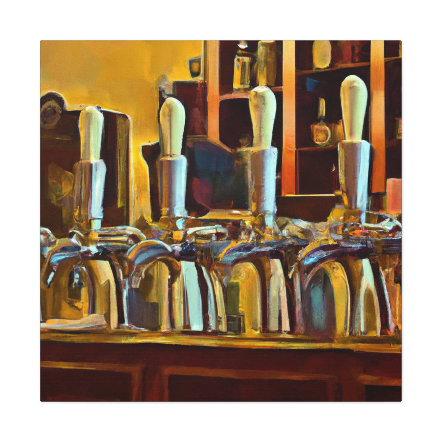 Bar Tap in Bloom - Canvas