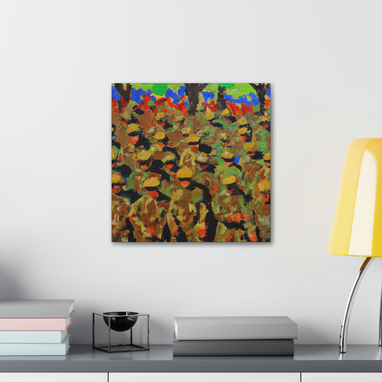 Camouflaged in Fauvism - Canvas