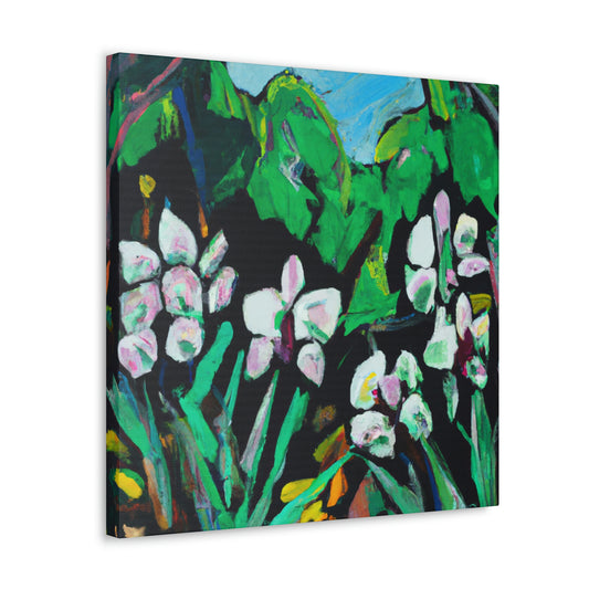 "Orchid in Moonlight Dreaming" - Canvas