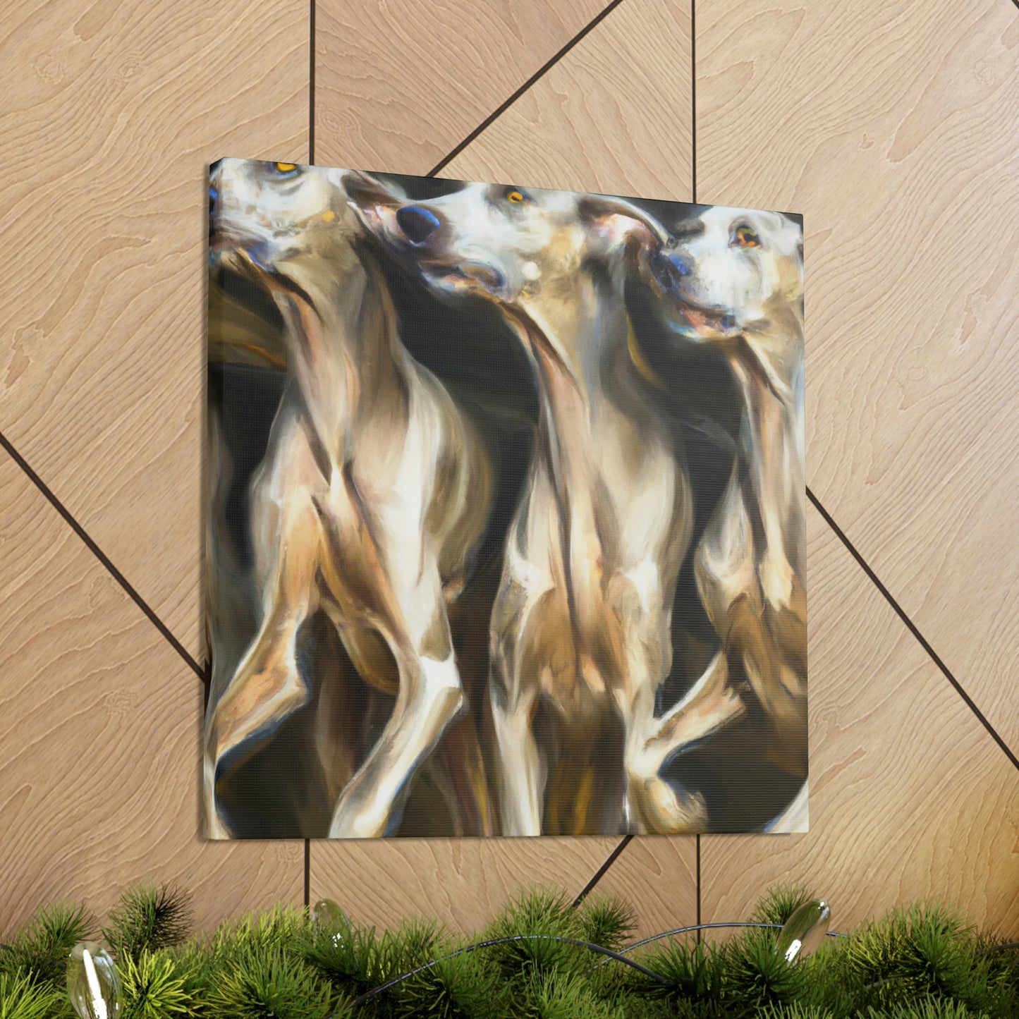 Weimaraner Sadness Crying - Canvas