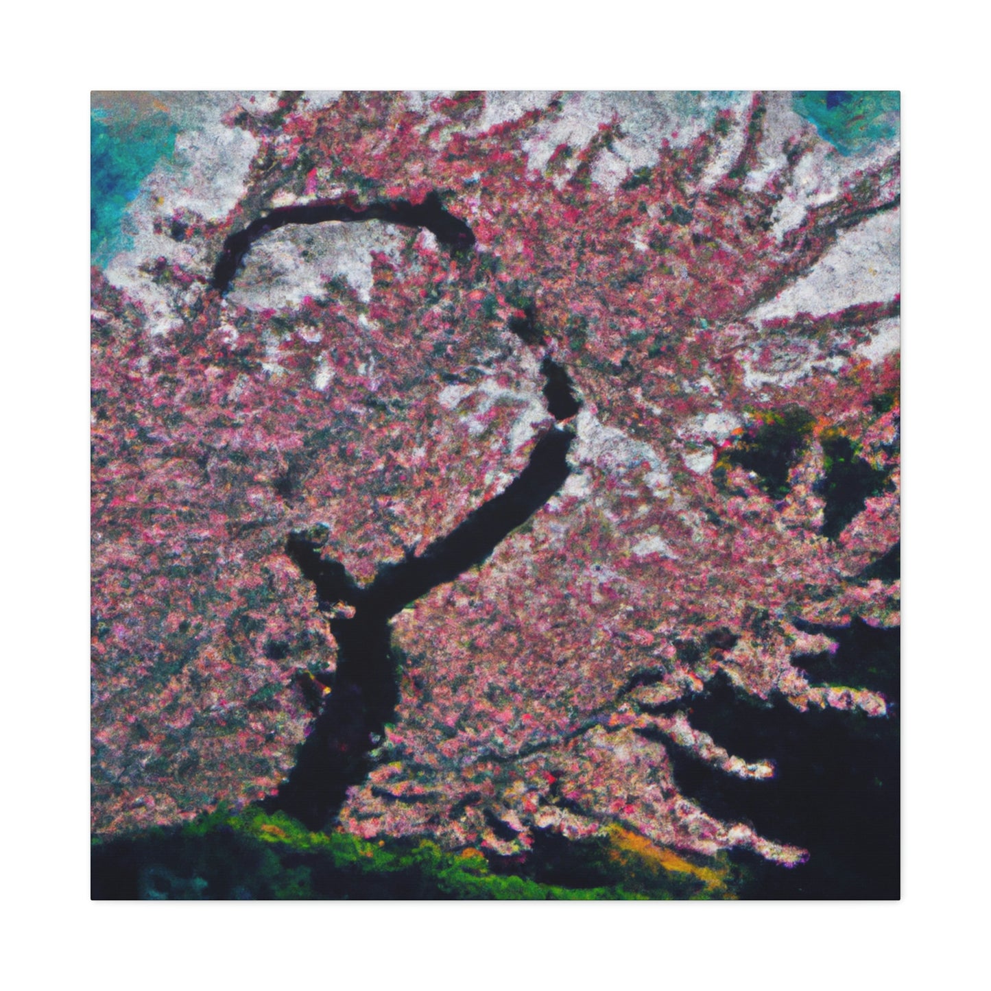 Cherry Blossom Reflection - Canvas