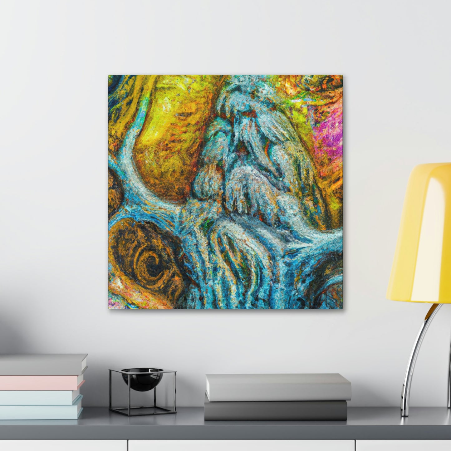 Cypress in Expressionism - Canvas