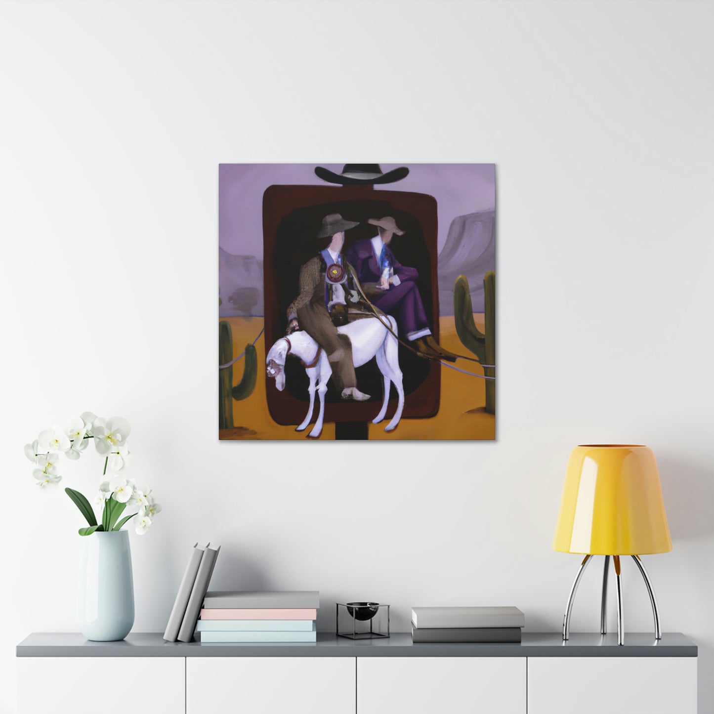 Hitching Post Oasis - Canvas