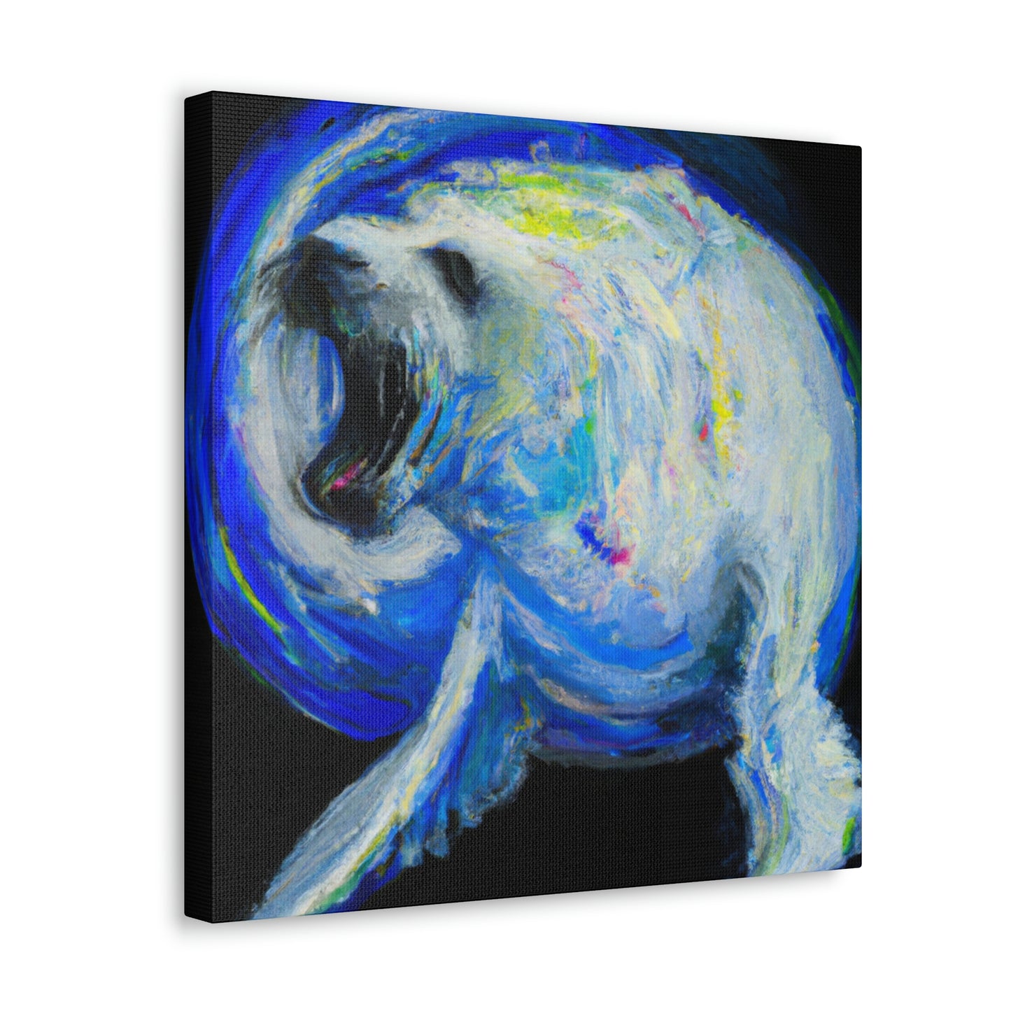 "A vulnerable Harp Seal" - Canvas