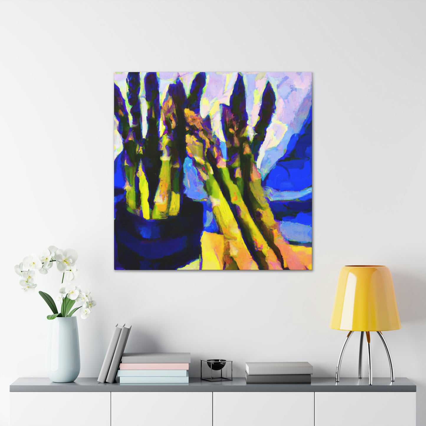 "Asparagus in Fauvism" - Canvas