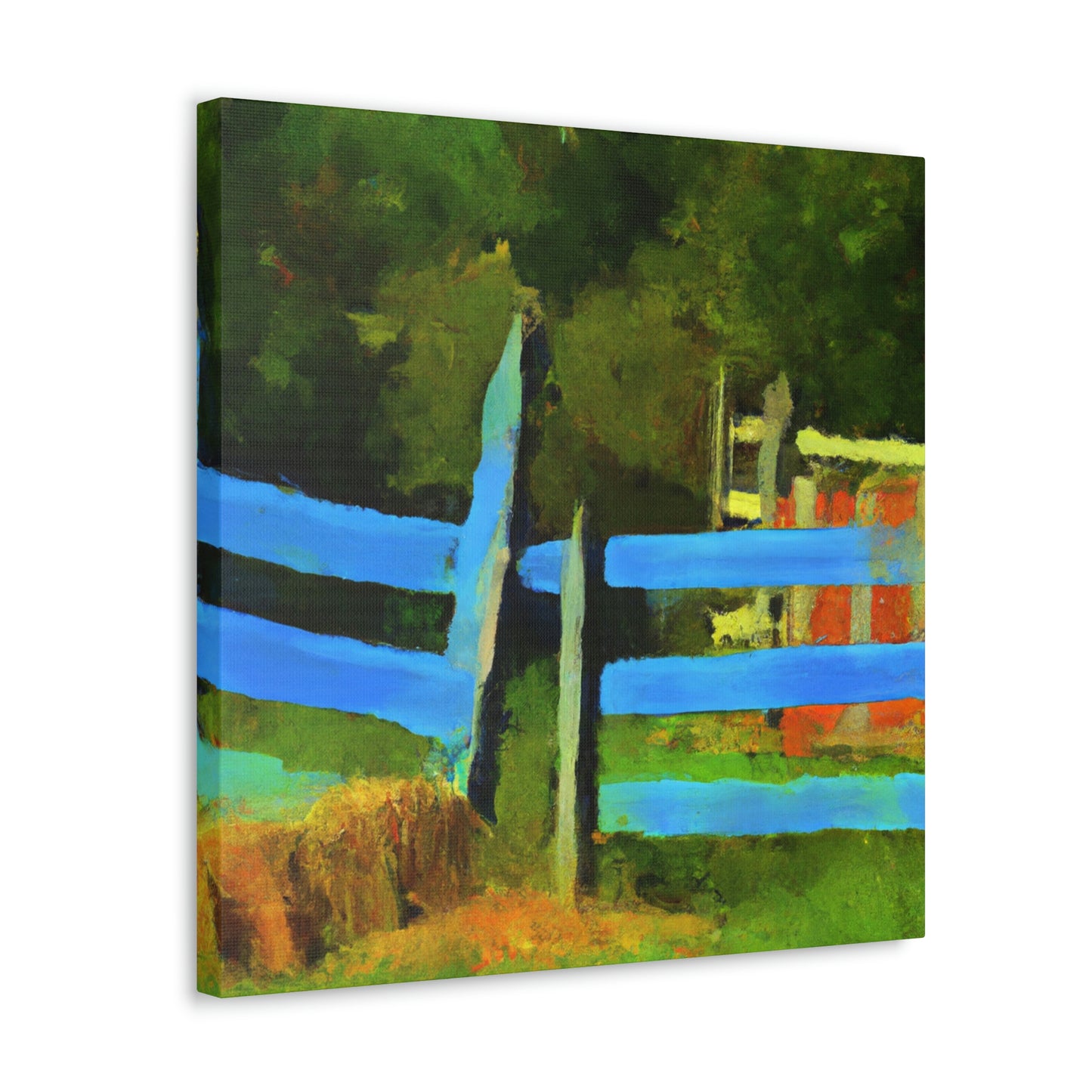 "Fence at Sunrise" - Canvas