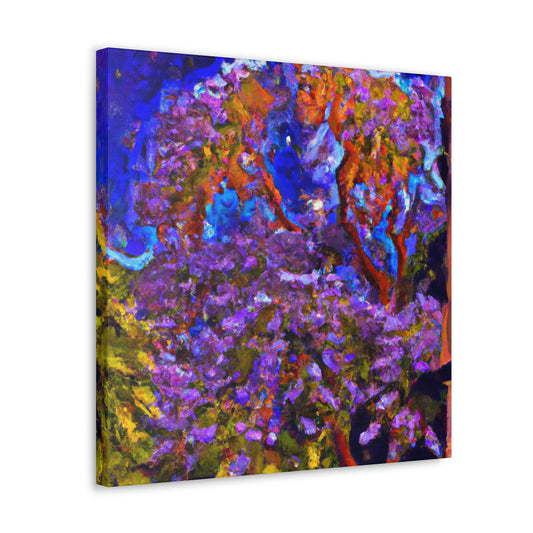 "Vibrant Jacaranda Tree" - Canvas