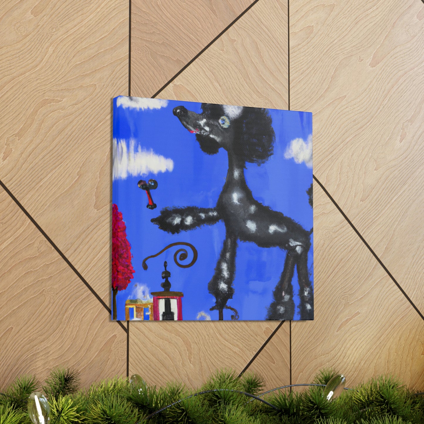 Poodle in Dreamland - Canvas