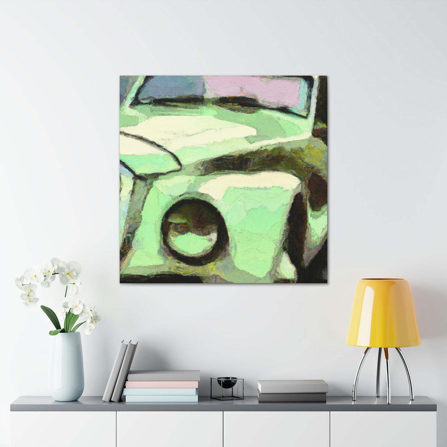 "Classic Automobile Dreaming" - Canvas