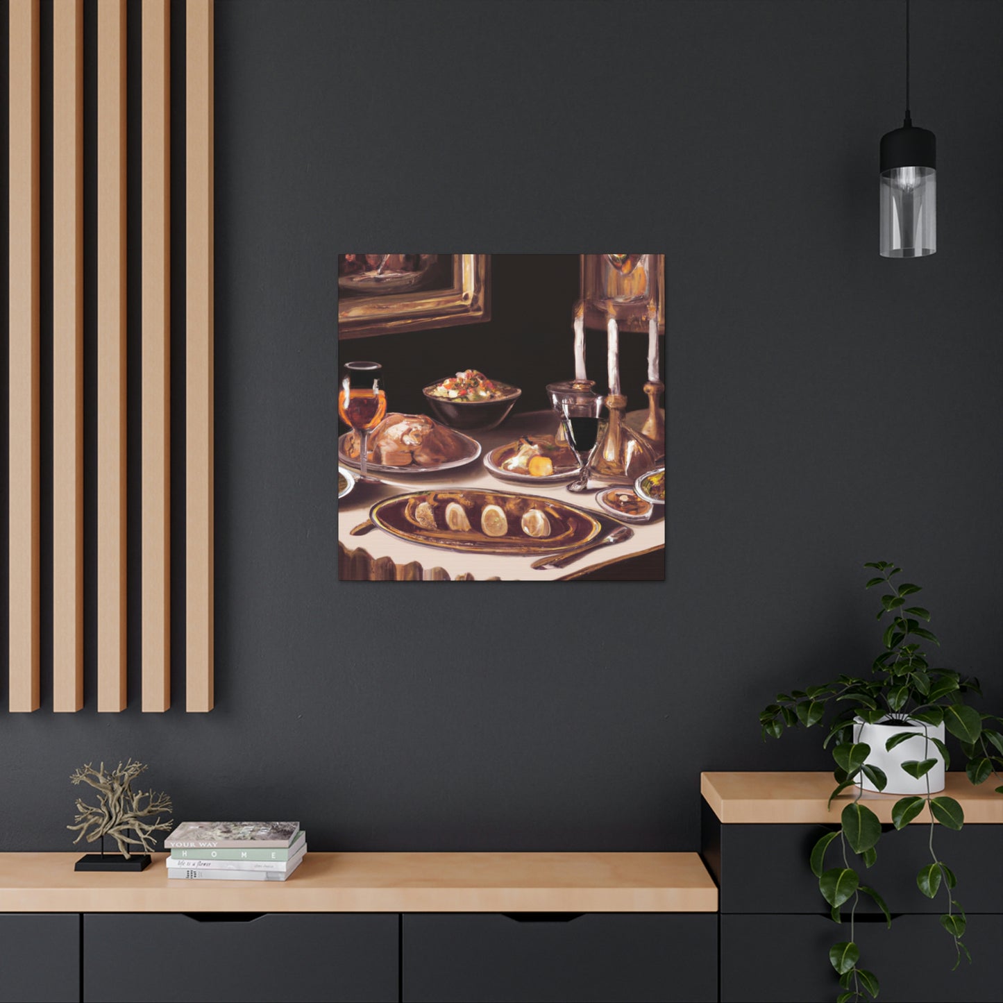 Dining Scene Neoclassic - Canvas