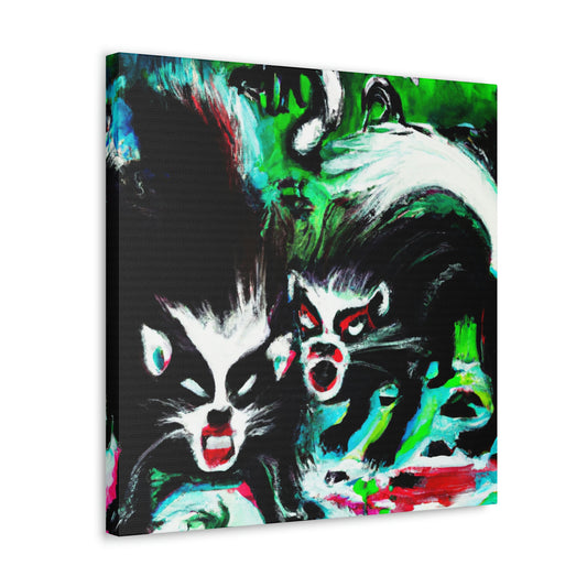 Skunks in Expressionism - Canvas