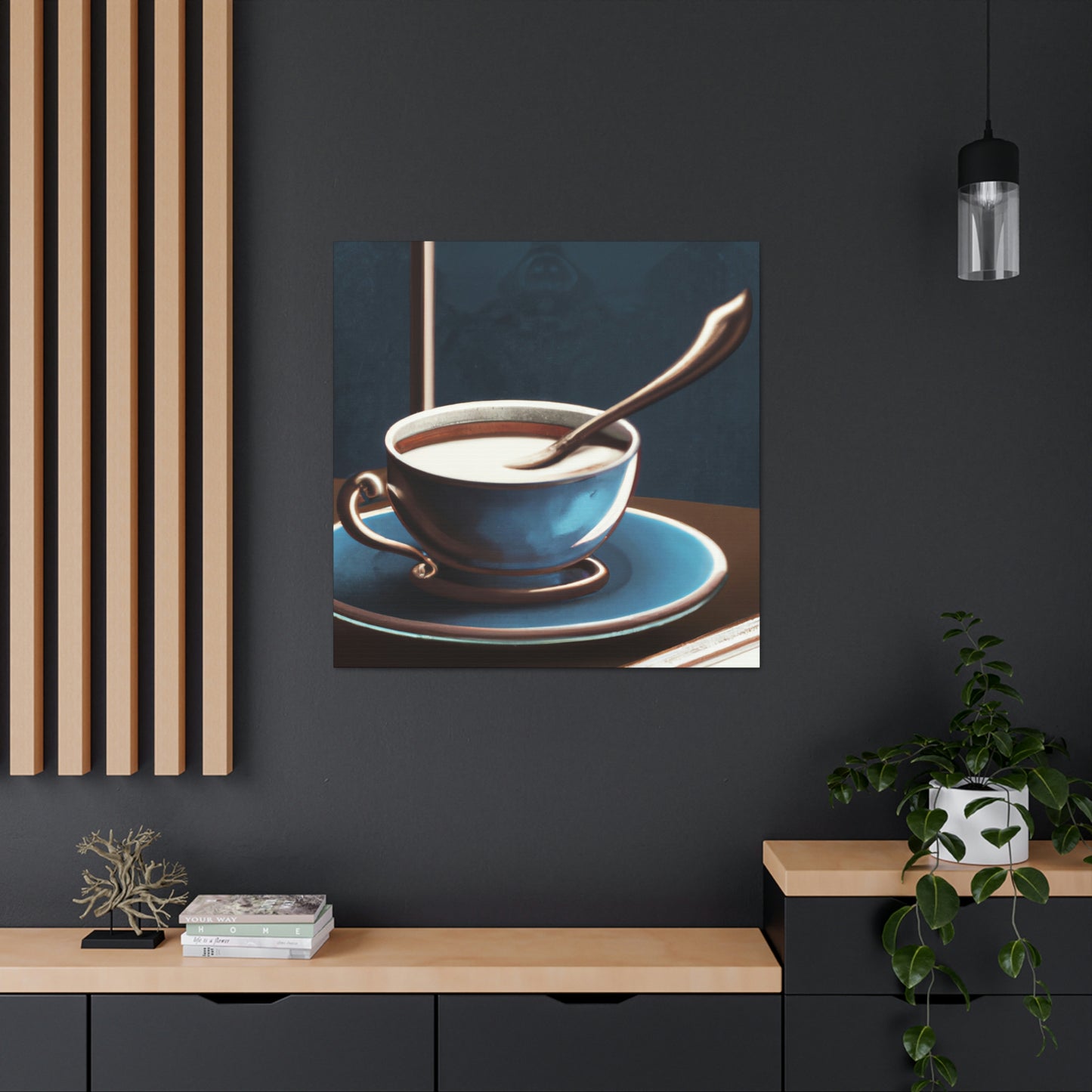 Coffee Cup Baroque - Canvas