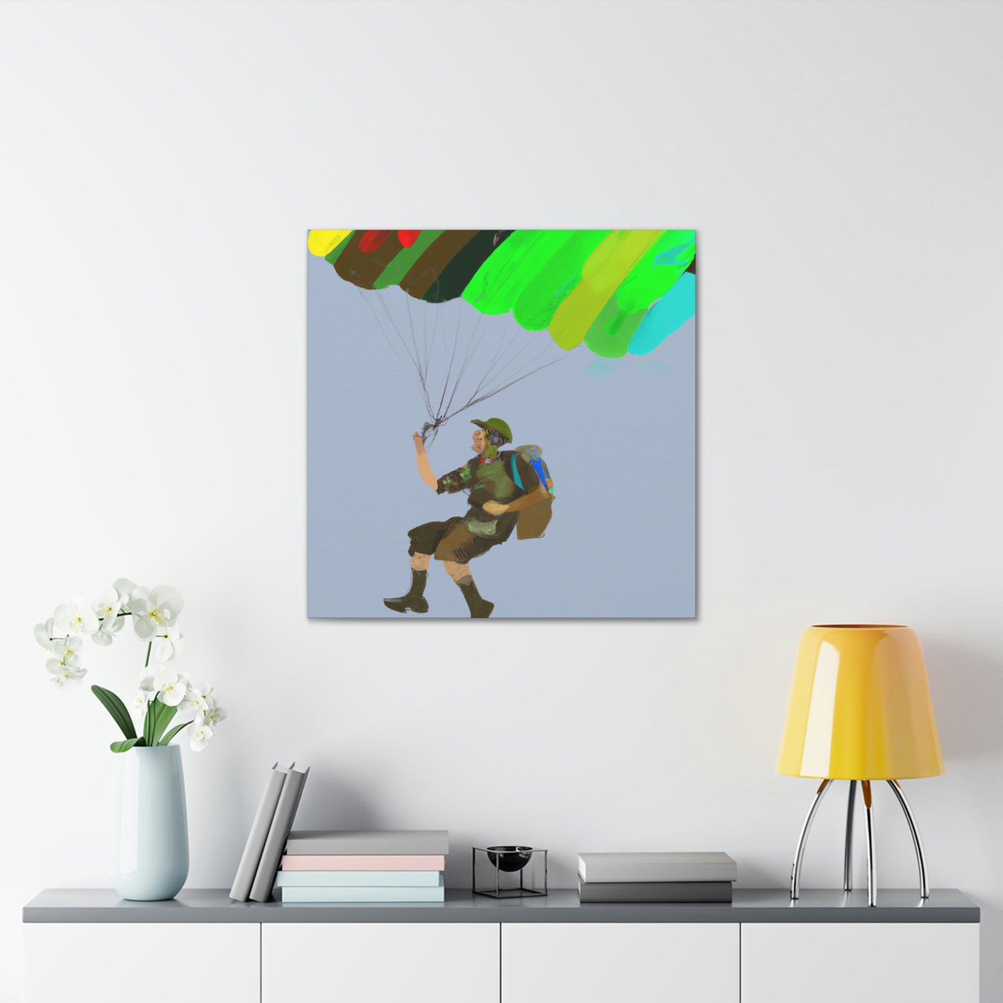 Paratrooper Fauvism Joy - Canvas