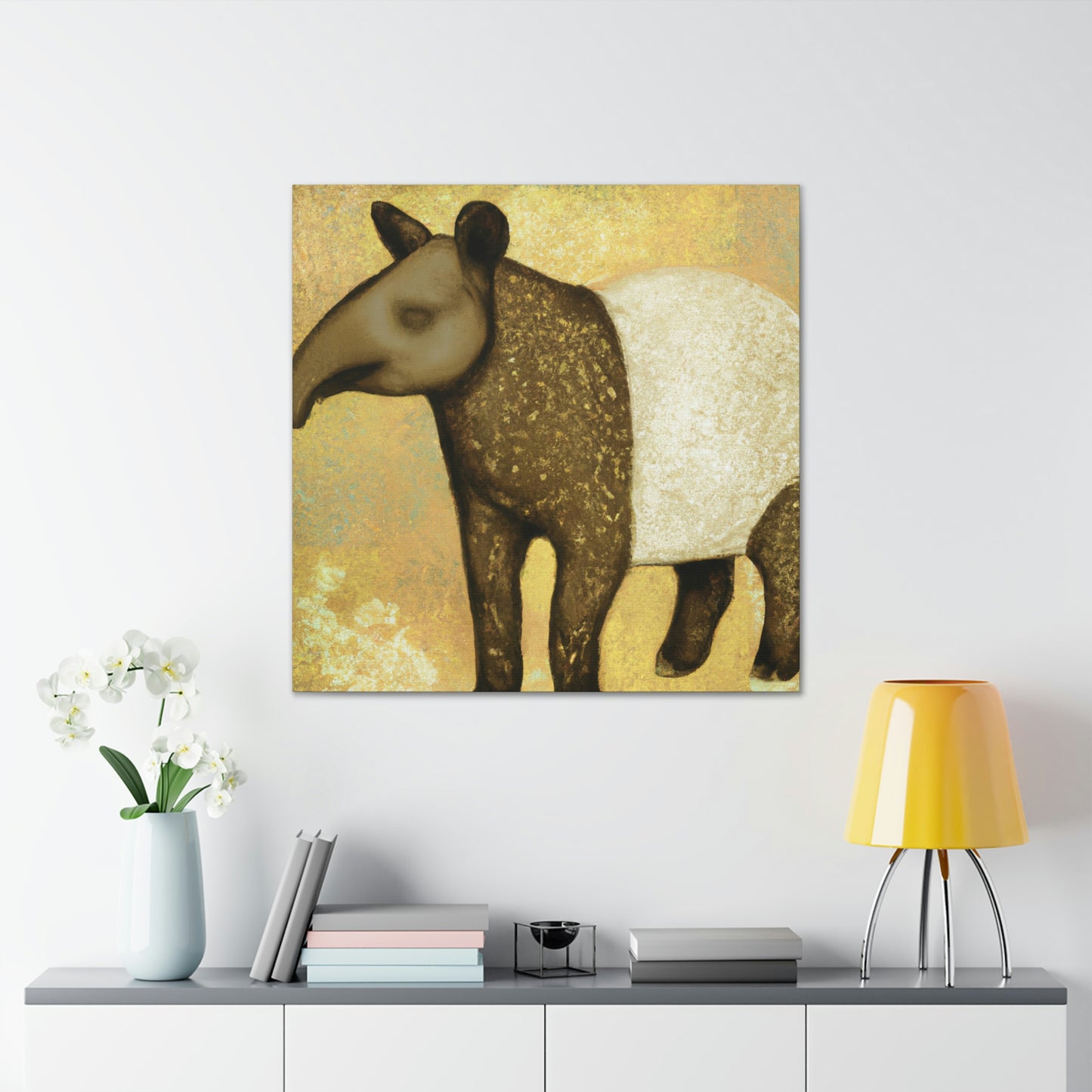 "Malayan Tapir Delight" - Canvas