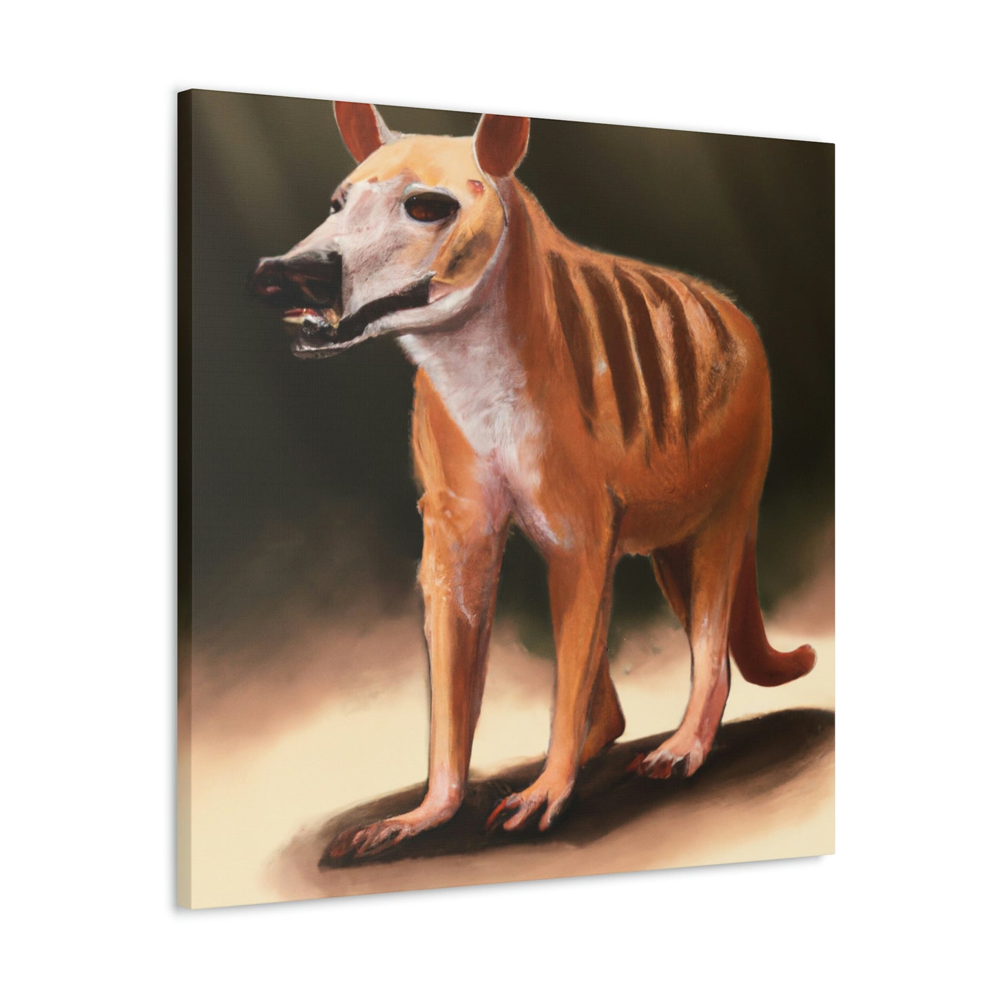 "The Tasmanian Tiger Awakens" - Canvas