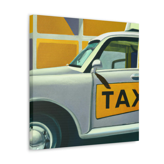 Taxi at Nightfall - Canvas