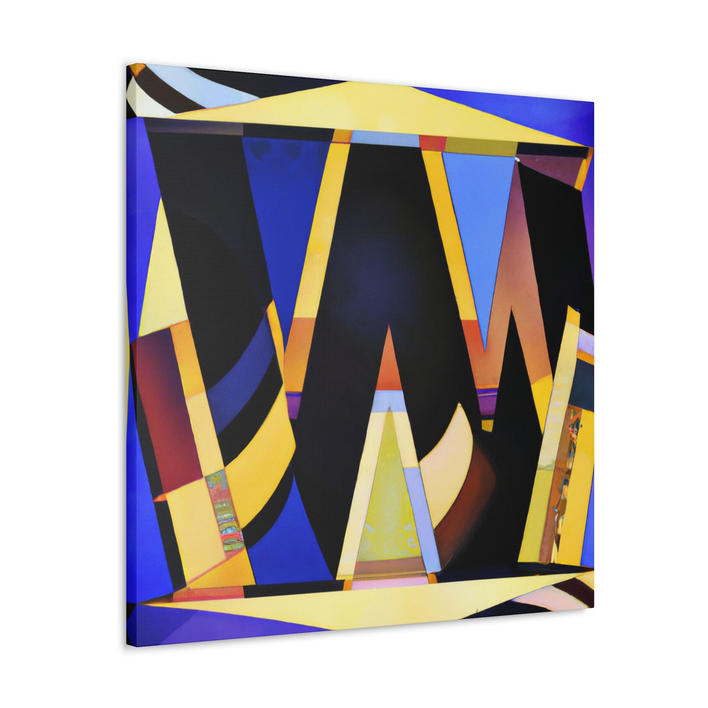 "Gleaming Wishes Art Deco" - Canvas