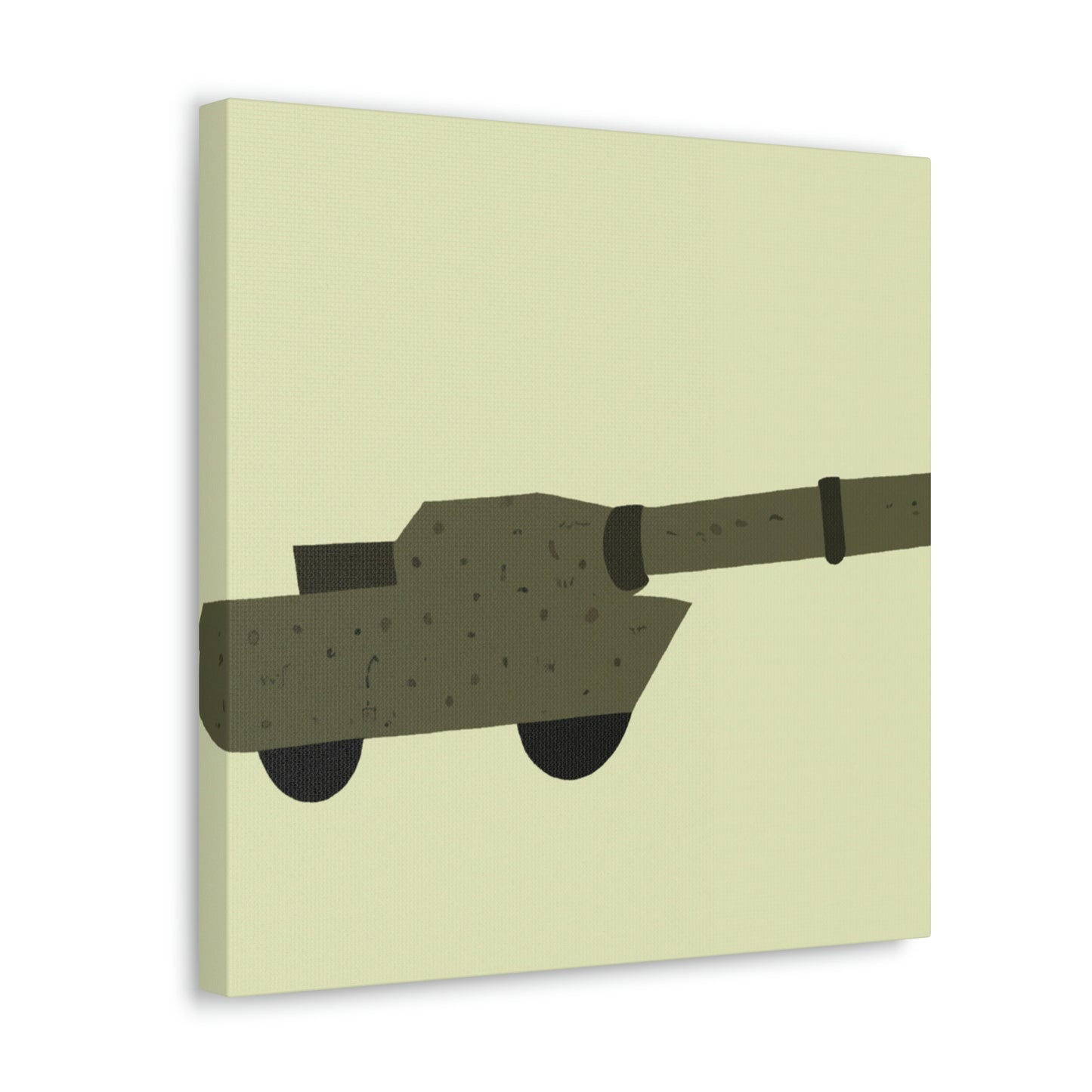 "Gun Minimalism Tranquility" - Canvas