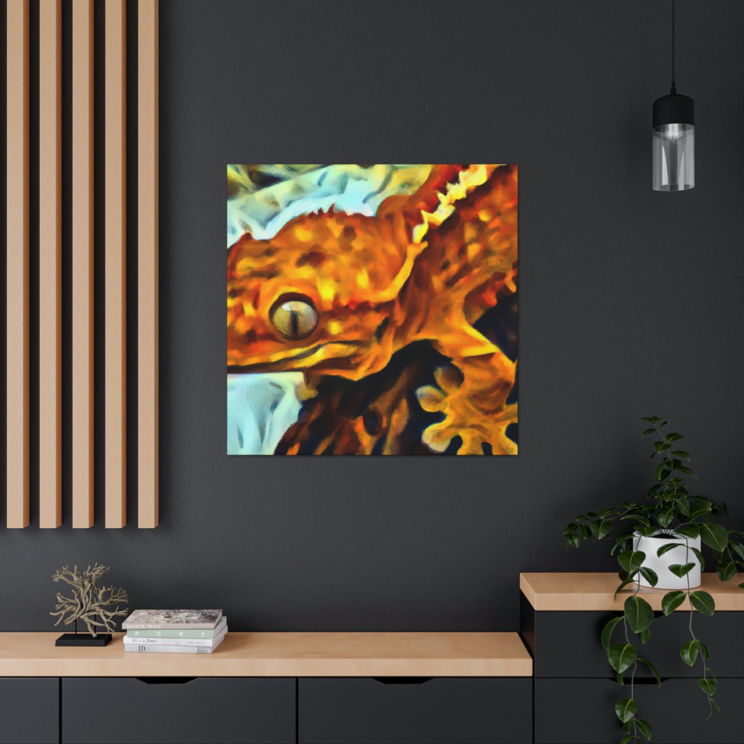 Crested Gecko Dreamscape - Canvas