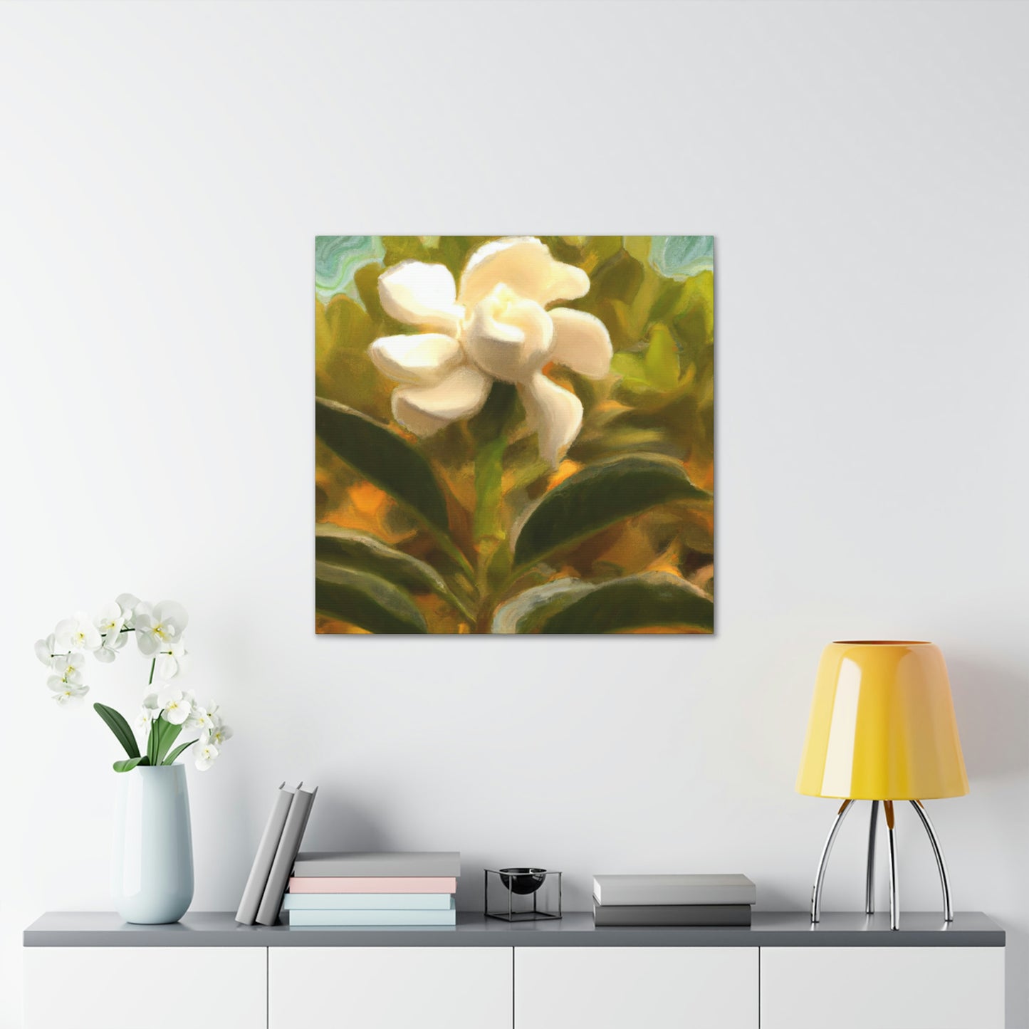 Gardenia's Fragrance Bliss - Canvas