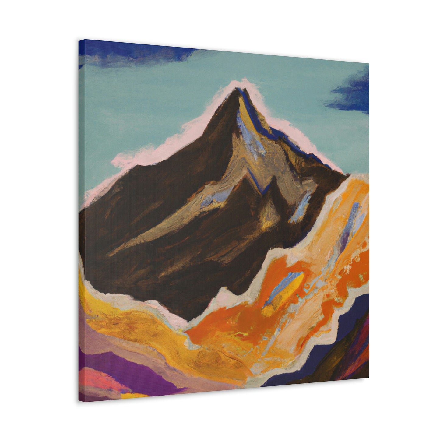 Mountains in Moonlight - Canvas