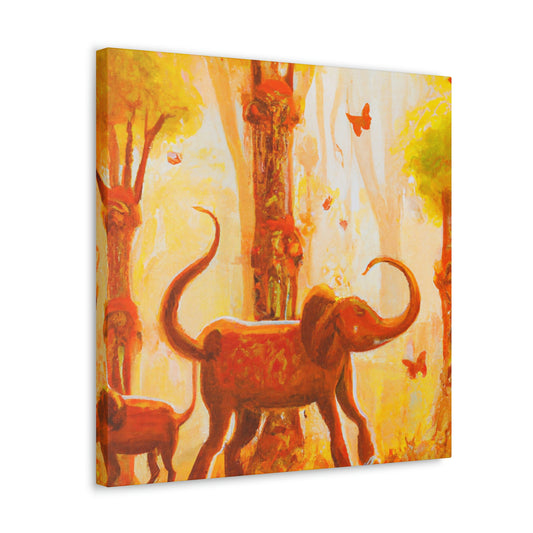 Elephant in Magnificence - Canvas