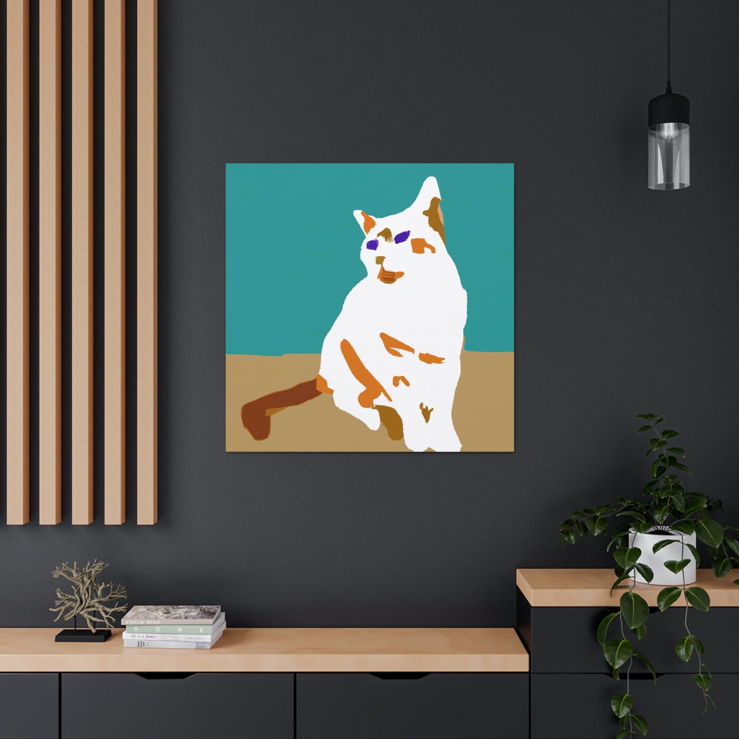 Cats in Minimalism - Canvas