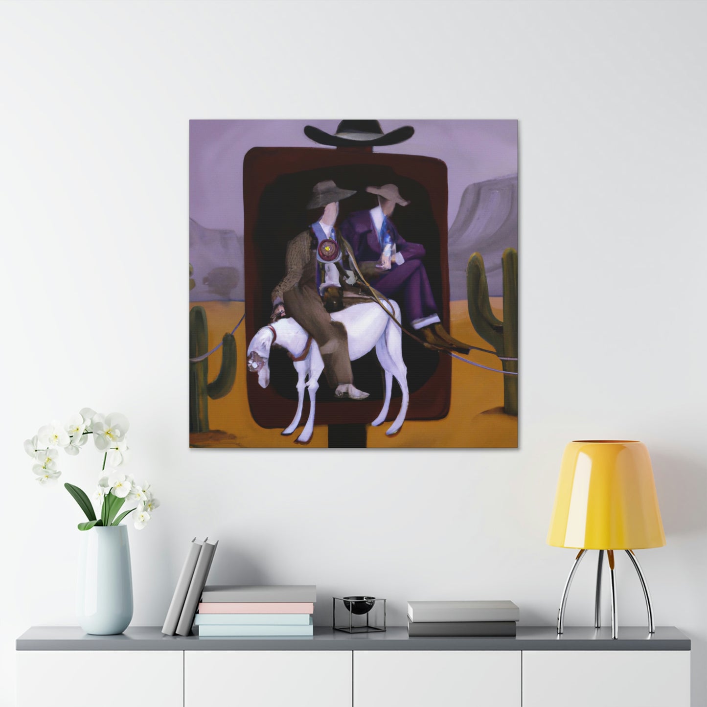 Hitching Post Oasis - Canvas