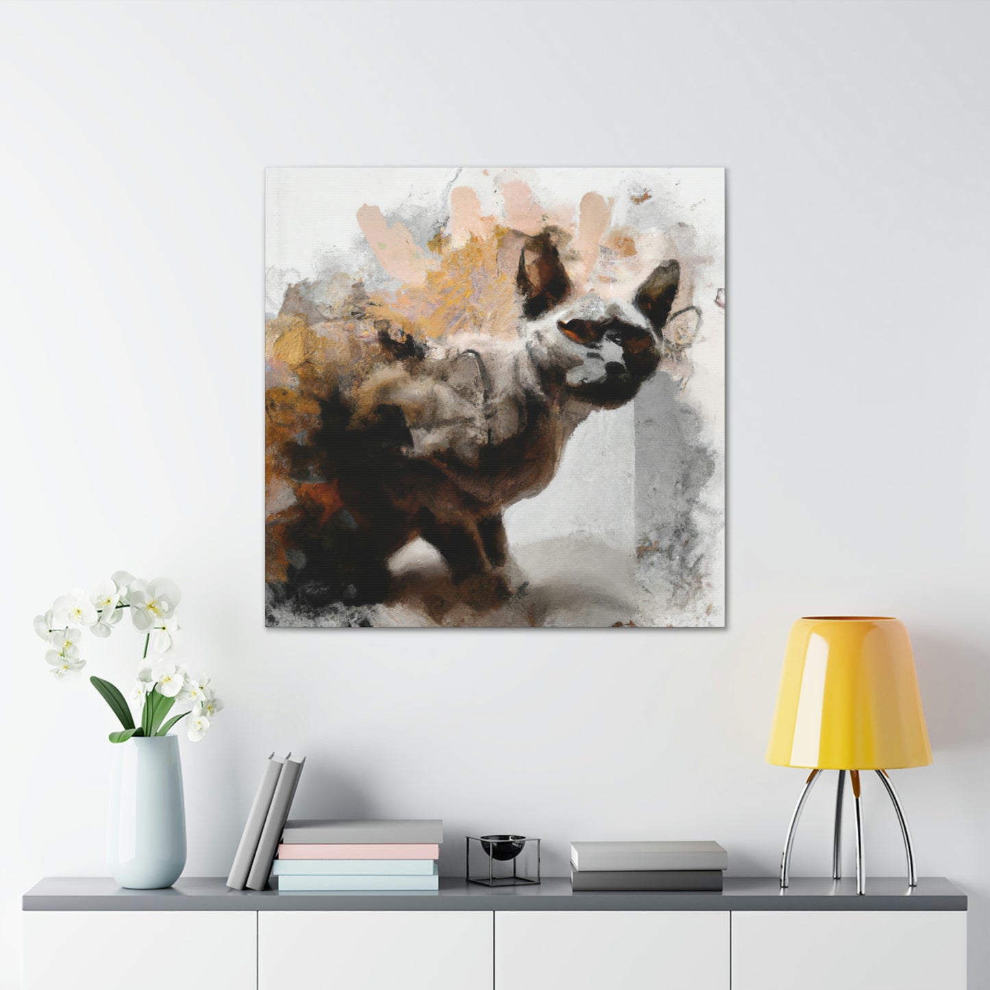 "Rex Feline Expressionism" - Canvas