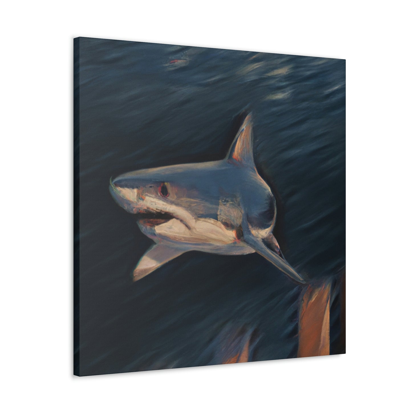 "Shark in the Ocean" - Canvas