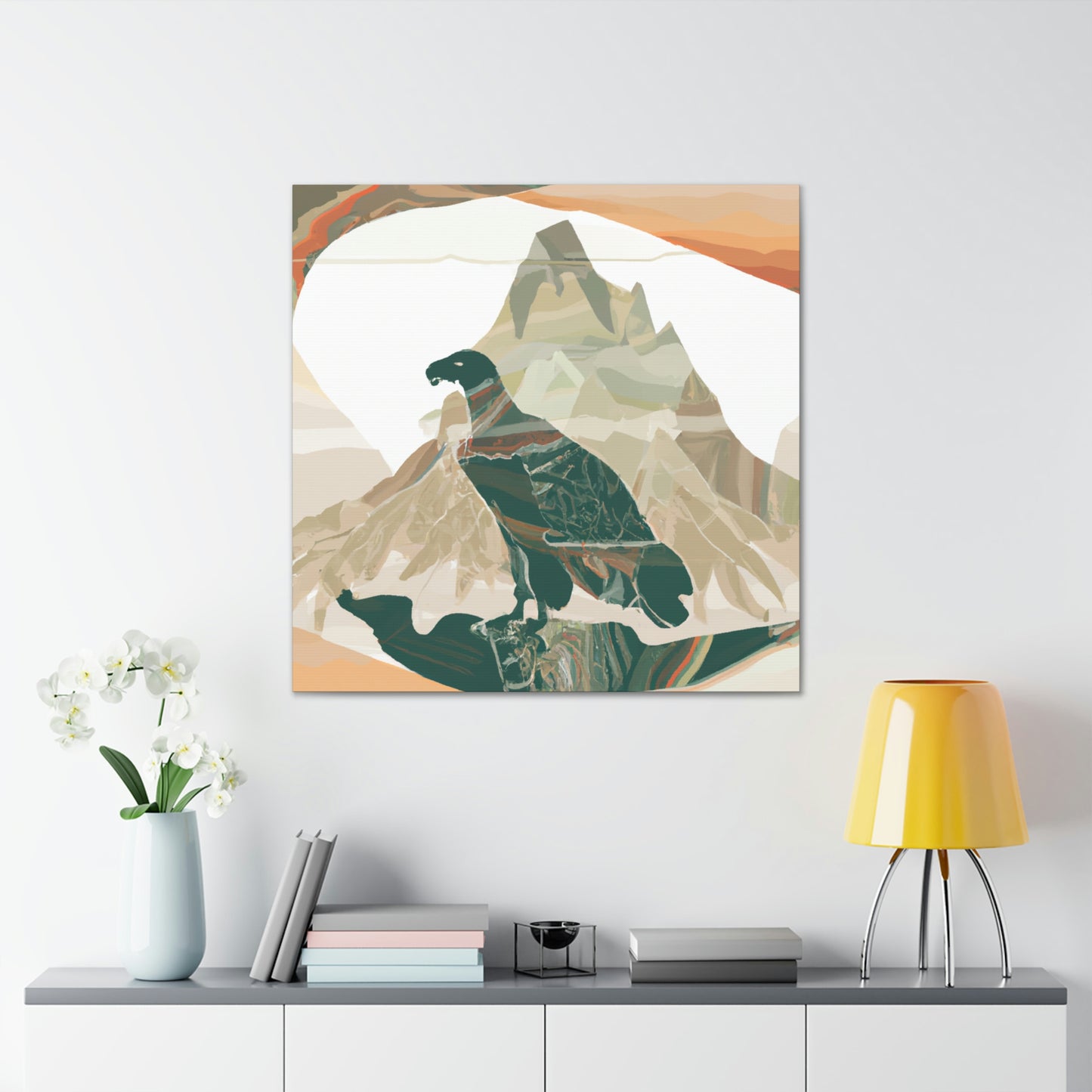 "Condor in Art Deco" - Canvas