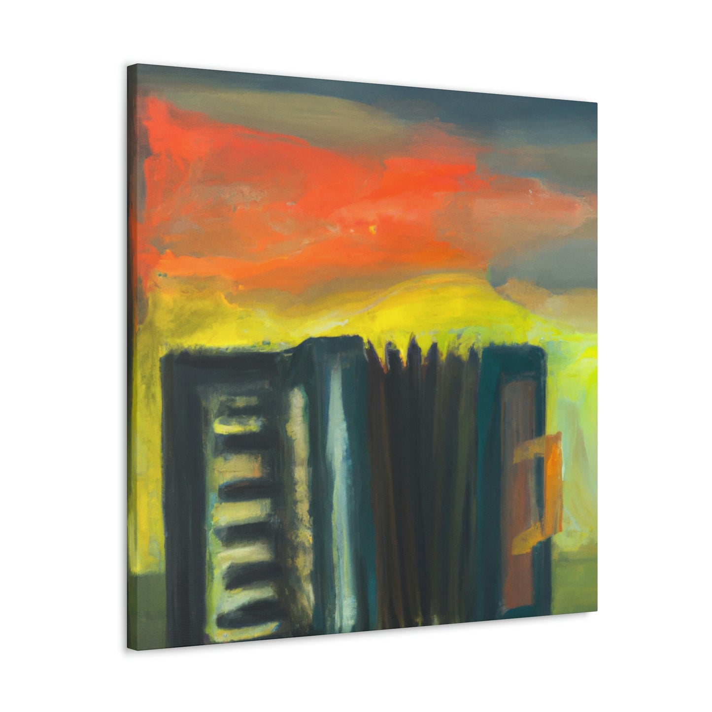 Accordion in Fauvism - Canvas