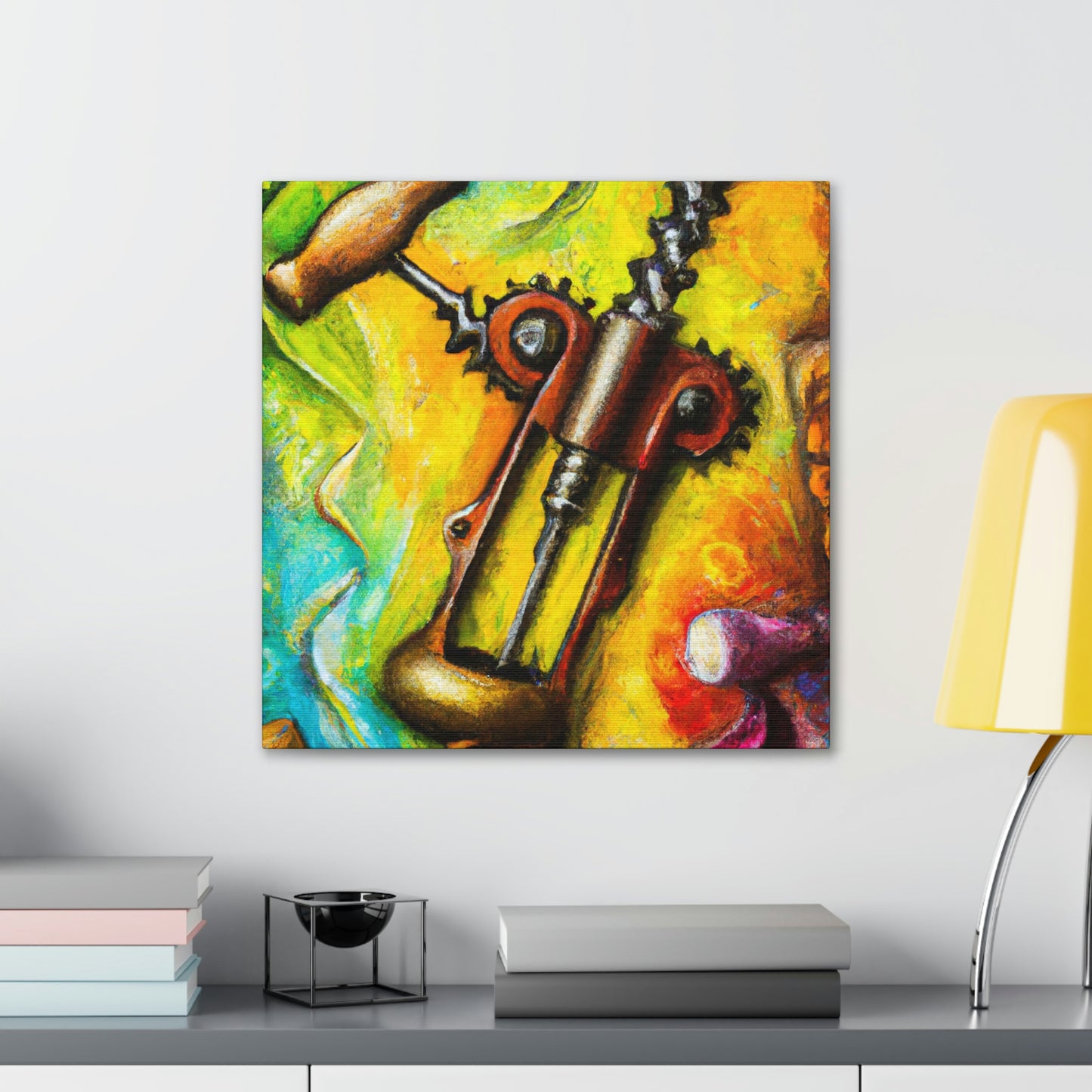 "Corkscrew of Steampunk". - Canvas