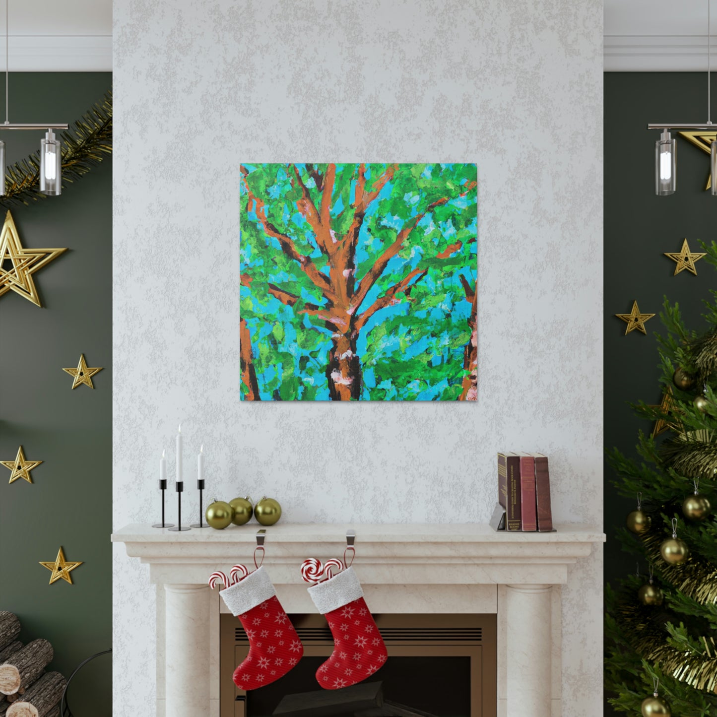 Beech Tree Expressionism - Canvas