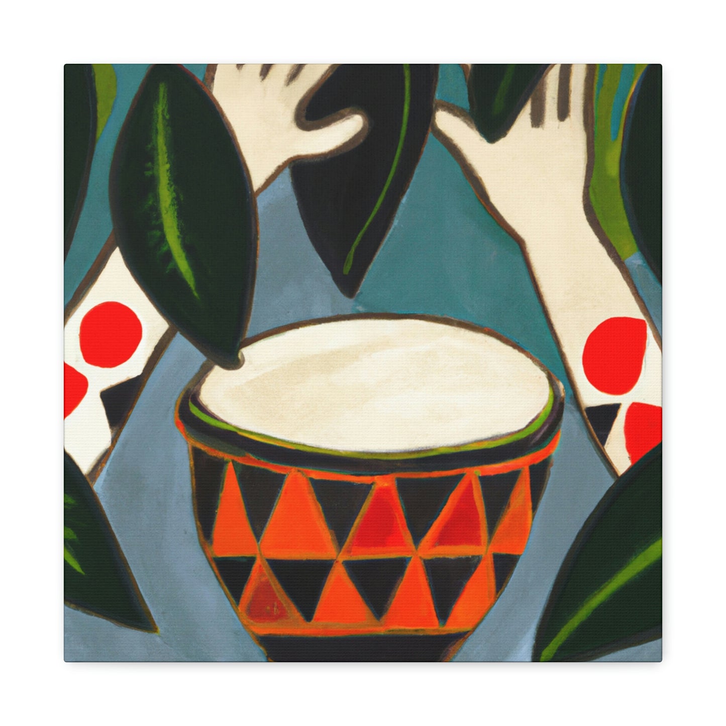 "Bongos in Monochrome". - Canvas