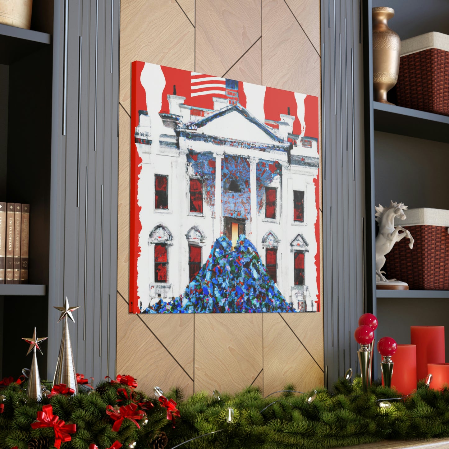 The White House Grandeur - Canvas