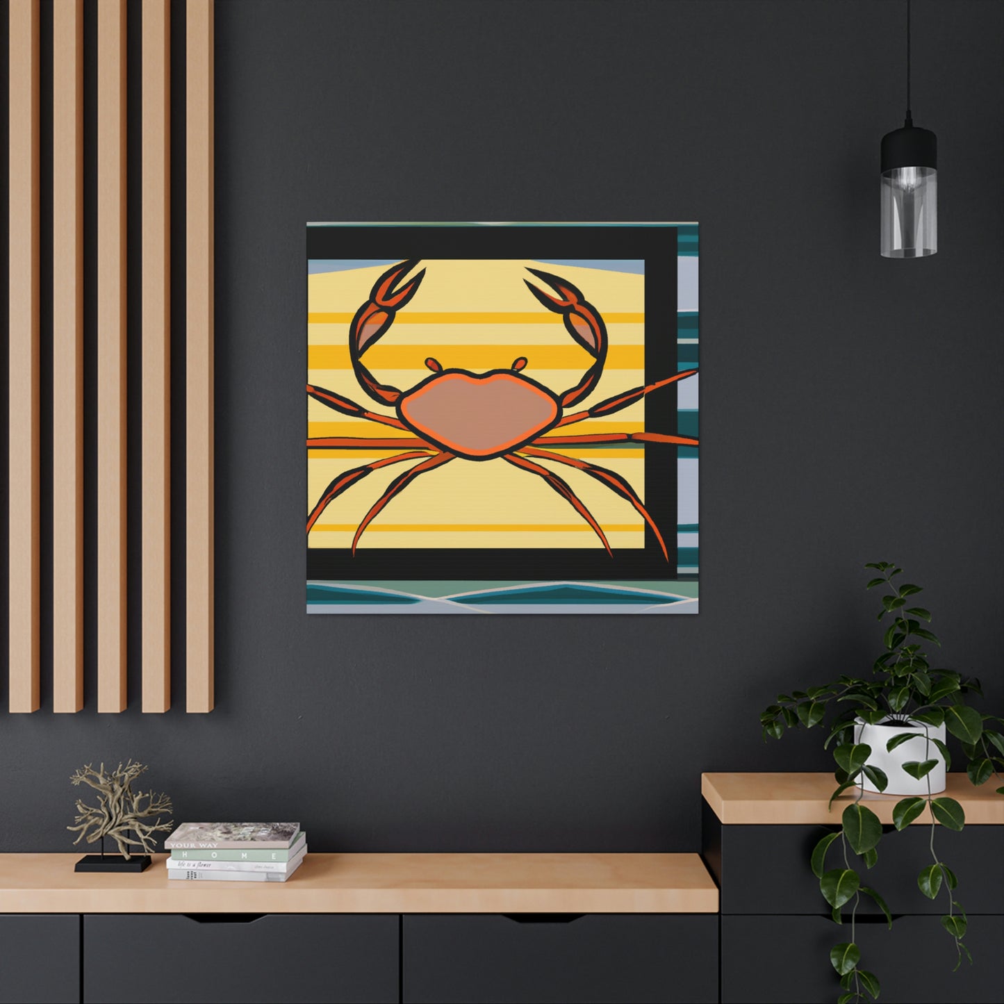 Crab in DecoGlamour - Canvas