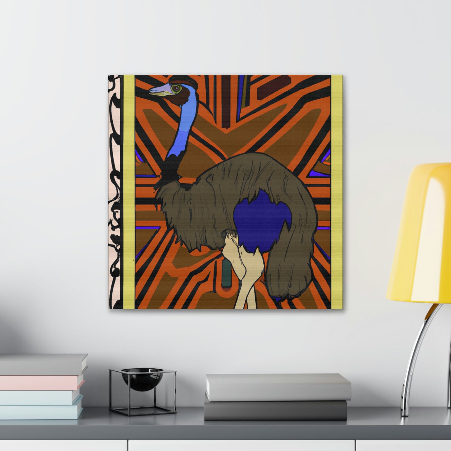 "Emerging Emu Artwork" - Canvas