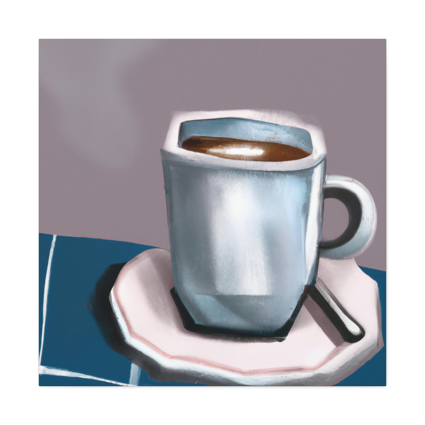 Cup of Joyful Coffee - Canvas