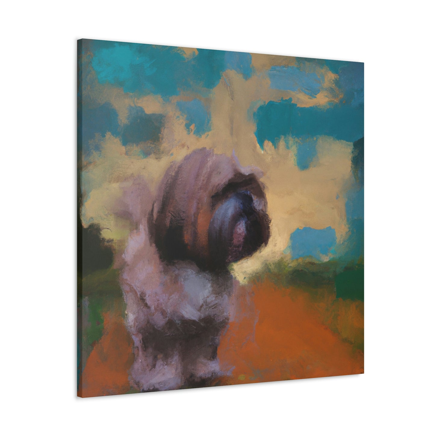 Fur and Whimsy Shih - Canvas