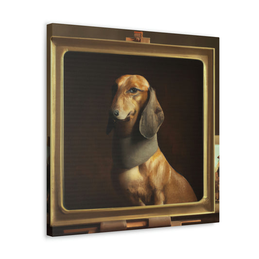 Dachshund in Renaissance - Canvas